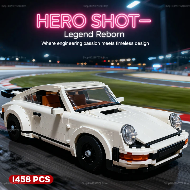 

1458 шт. набор строительных блоков 2в1 модель гоночного автомобиля классическая коллекция кирпичи автомобили игрушки для взрослых и подростков игрушки Рождественский подарок