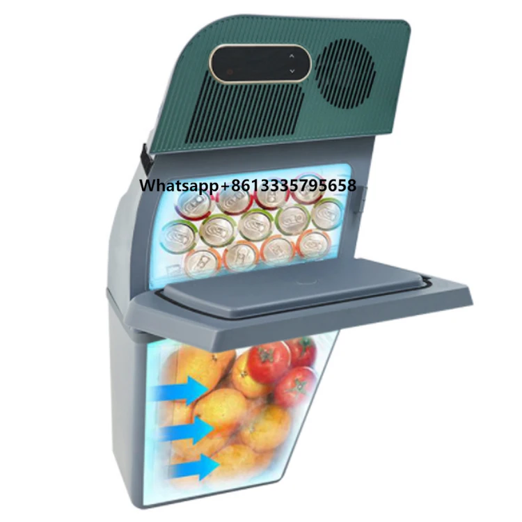 

2023 NEW VERSION Family Travel Cost-effective Mini Cooler Car Refrigerator for Model Y 2.0 Car Trunk Refrigerator