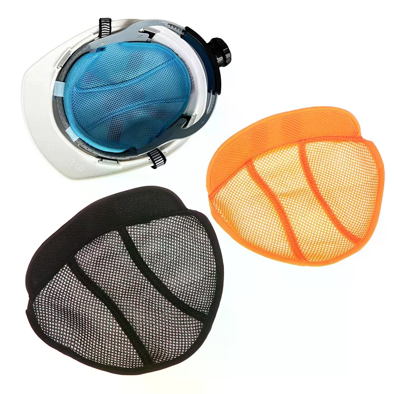 1 Piece Safety Cap Cooling Pad Sweat-absorbing Ventilation Head Protection Adult Helmet Insert Liner Breathable Mesh Sweat Band
