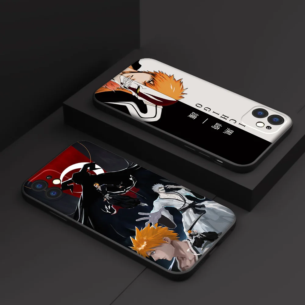 New High-End Phone Case for iPhone 12 11 X XS XR Pro Max 6 6s Plus SE JA60 Hot Anime Bleach Ichigo