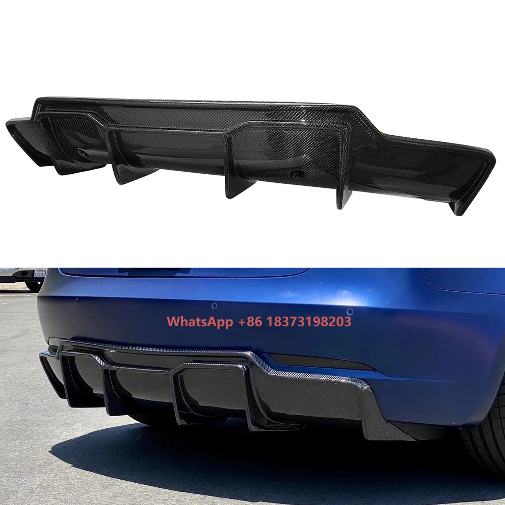

Автозапчасти, автомобильные аксессуары, задний бампер из настоящего углеродного волокна, диффузор, комплект кузова для Tesla Model 3 Sedan 2017-2018 2019 2020 2021