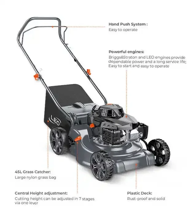 

LE LM40-E Garden Tool Sets 4-Stroke Cordless Lawnmowers Mini Hand Push Rear GasolineS Lawn Mower Engine Displacement 79cc