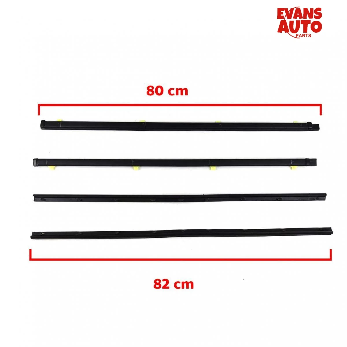 4Pcs Outdoor Car Window Weatherstrip Black For Toyota hilux 1995 Car Weatherstrip Window Moulding Trim