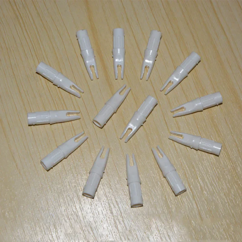 20/30/50pcs Arrow Nocks White Green Archery Plastic Nock For ID7.6mm OD 8.8mm Shafts Bow Arrow Hunting Shooting Accessories