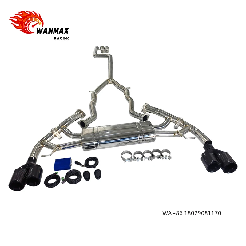 

Высокопроизводительная выхлопная система Catback с клапанами из нержавеющей стали 304SS для BMW X6 XDRIVE 40I V6 3.0 AWD 2024 года без OPF