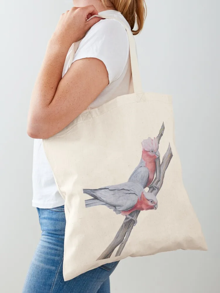 

Australian Galahs Bird Art Drawing Australian Animals Tote Bag shopper bag women custom bags canvas tote female bag