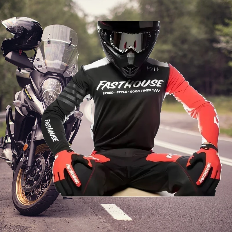 

Motorcycle New Off-road Racing Motorcycle Long-sleeved Sweatshirt Sports Bicycle Sweatshirt Printed Breathable and Comfortable