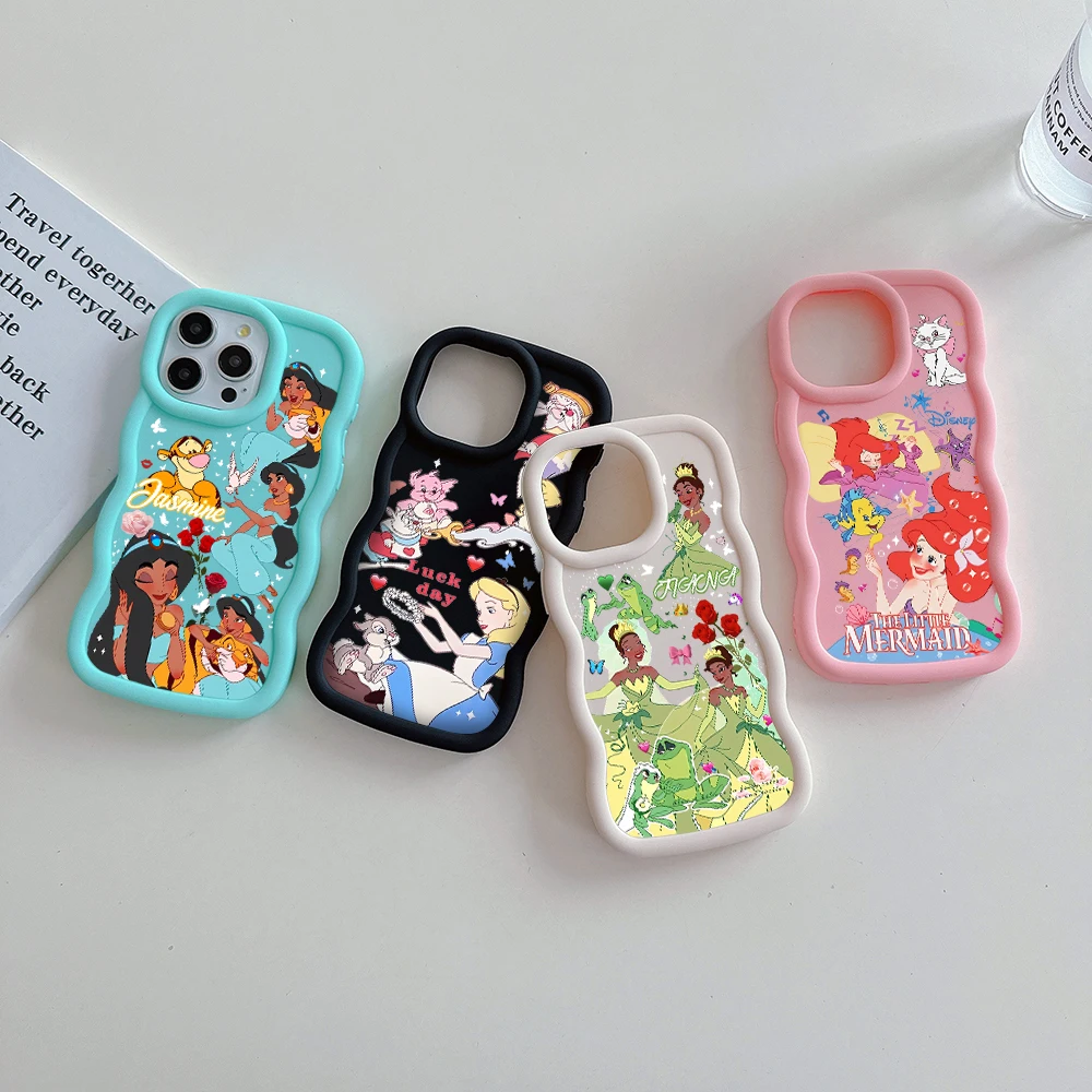 Disney Princess Phone Case for OPPO A7 A9 A15 A16K A17 A31 A38 A53 A54 A55 A57 A58 A74 A76 A79 A92 A98 4G 5G Cover