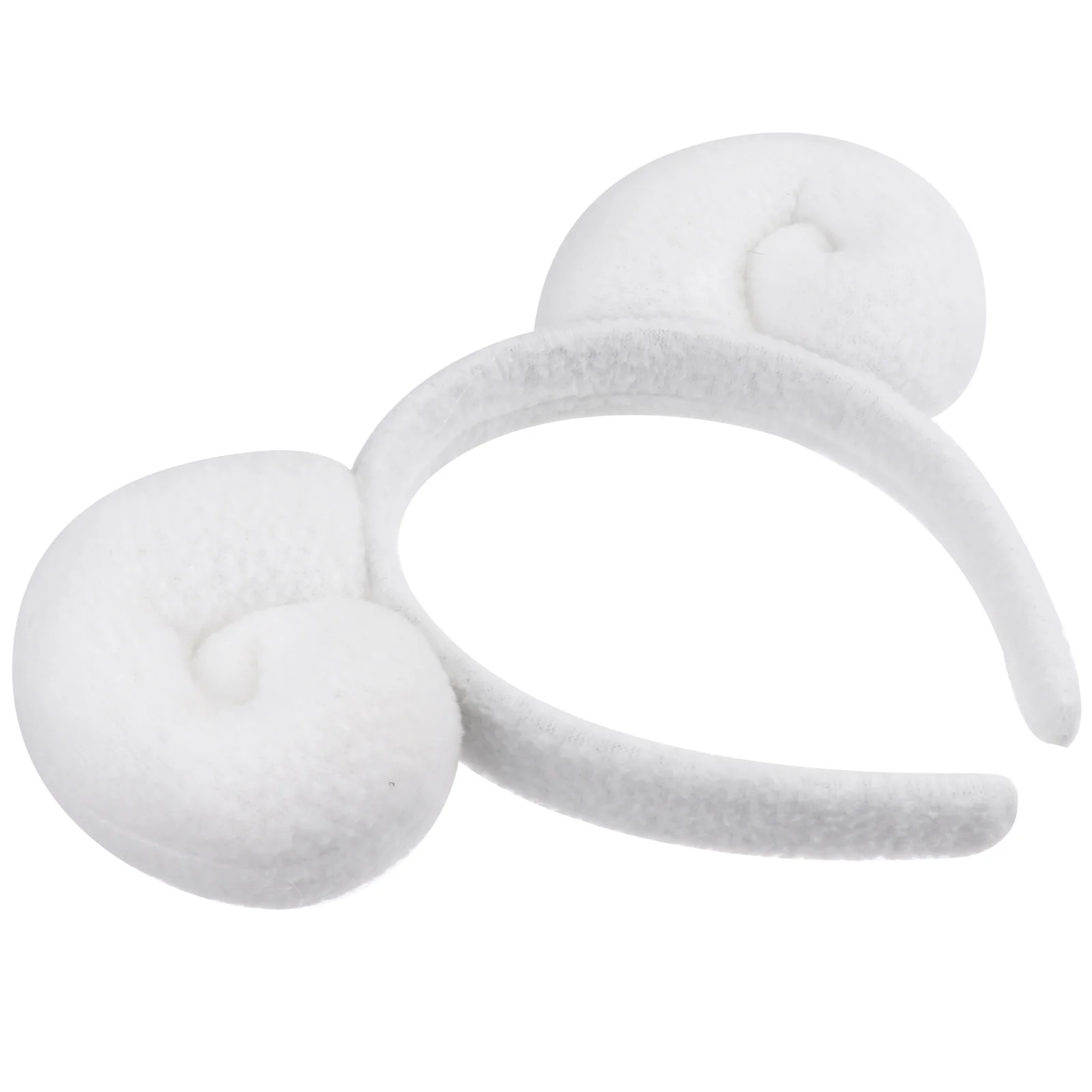 

Sheep Horn Headband White Premium Material Lightweight Comfortable Party Hair Hoop Cosplay Performance Hair Accessories