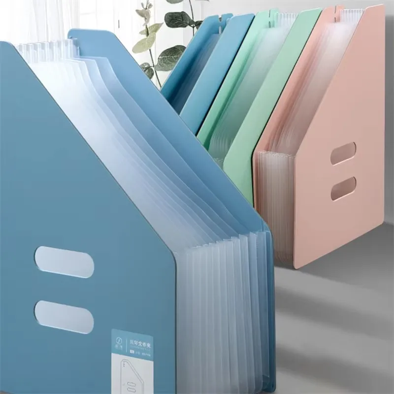 Vertical Organ Pack Examination Paper Storage and Sorting Multilayer File Folders Students with Classification Expansion Bag