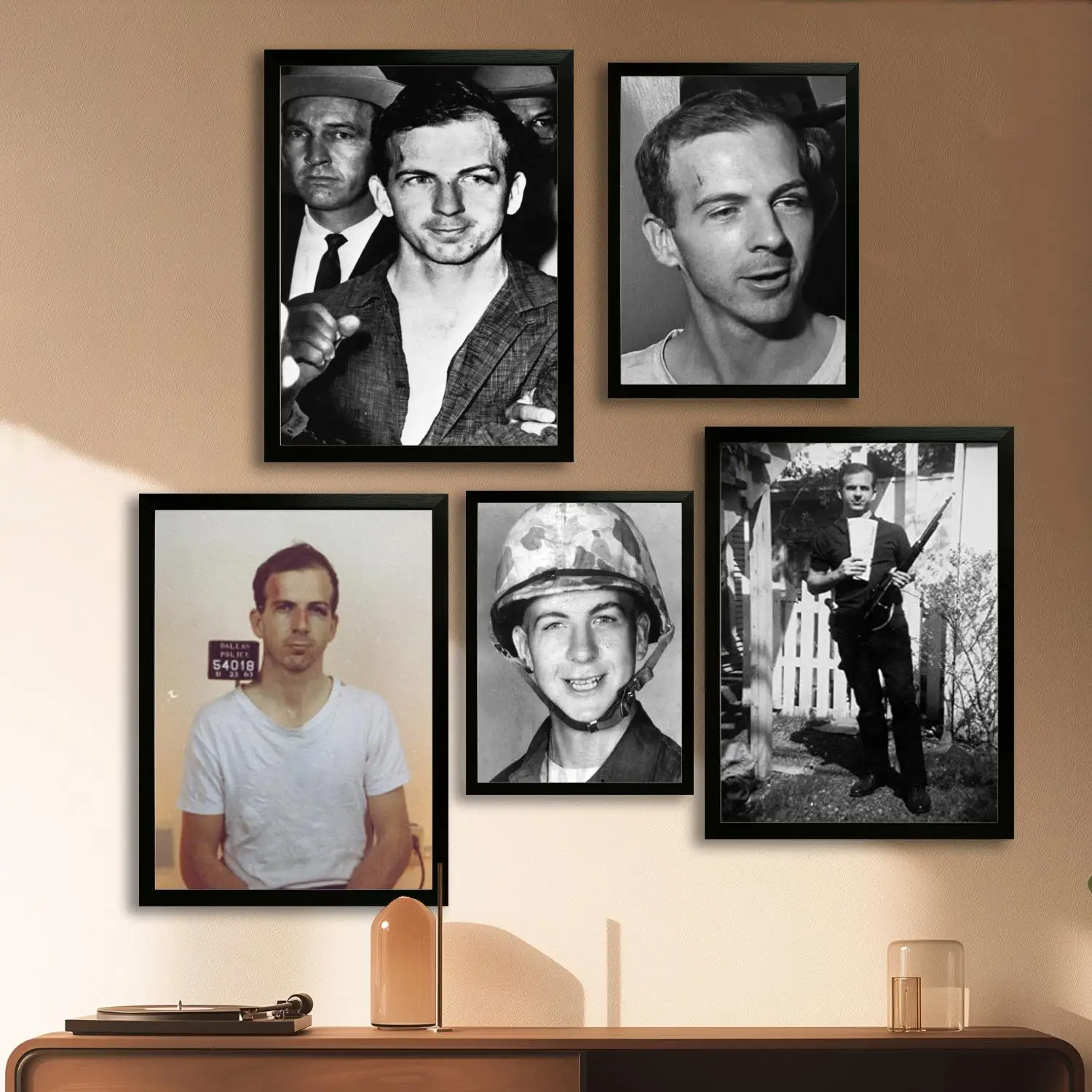 ملصق فني من القماش من Lee Harvey Oswald وفن جداري، طباعة صور، ديكور غرفة نوم عائلية حديثة، لوحة زخرفية