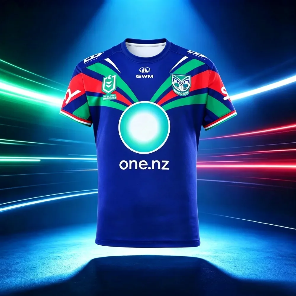 2026 New Zealand Warriors One Nz Rugby League Jersey 3D Print Men's Sports T-shirt  Women's T-shirt Y2K Family Look Kids Clothes