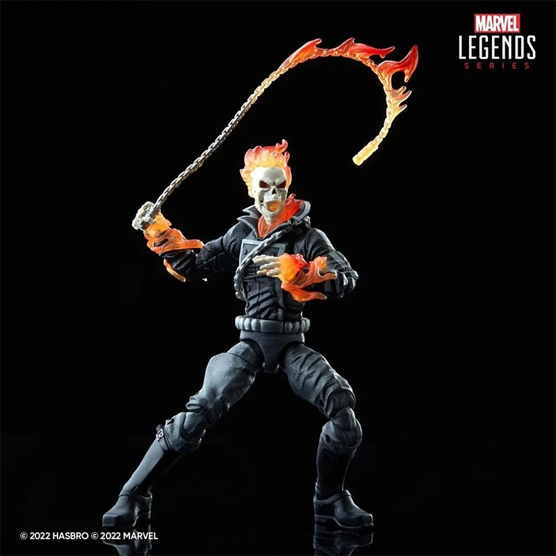 Neu auf Lager Hasbro Retro-Hängekarte Marvel Legends Series Ghost Rider 6-Zoll-Actionfigur Modell Geschenk Spielzeug Sammlerstücke