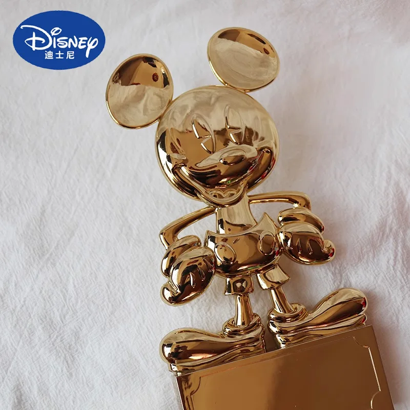 Kawaii Disney Golden Mickey Action Figure Toy Anime Dolls Key Anime Dolls Desktop Ornaments Collection Model Gifts For Kids Girl