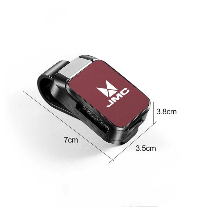 ل JMC مجلس جراند أفينيو فيجوس 5 فيجوس 3 بيك اب سيارة الشمس قناع نظارات كليب يد واحدة الضغط التبديل حامل النظارات