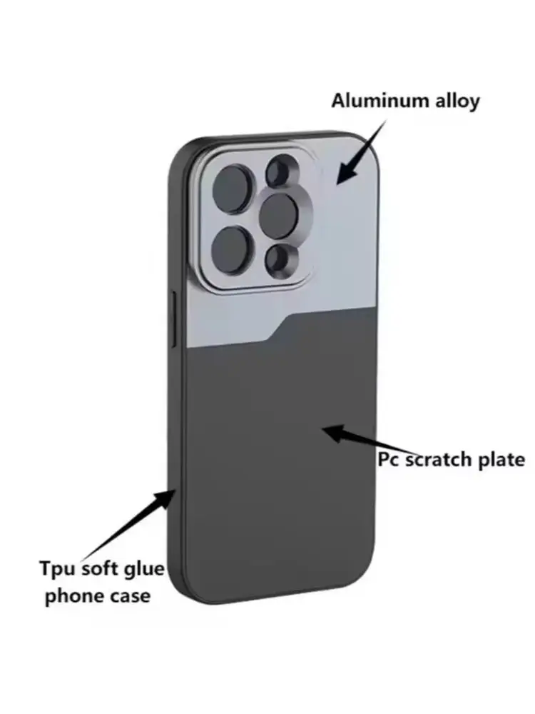 Mini Vlog Obiektyw z mocowaniem gwintowanym 17 mm do telefonu iPhone 17 Pro Max, etui ochronne Air, mocowanie obiektywu anamorficznego, makro, szerokokątnego. — zdjęcie produktu 7