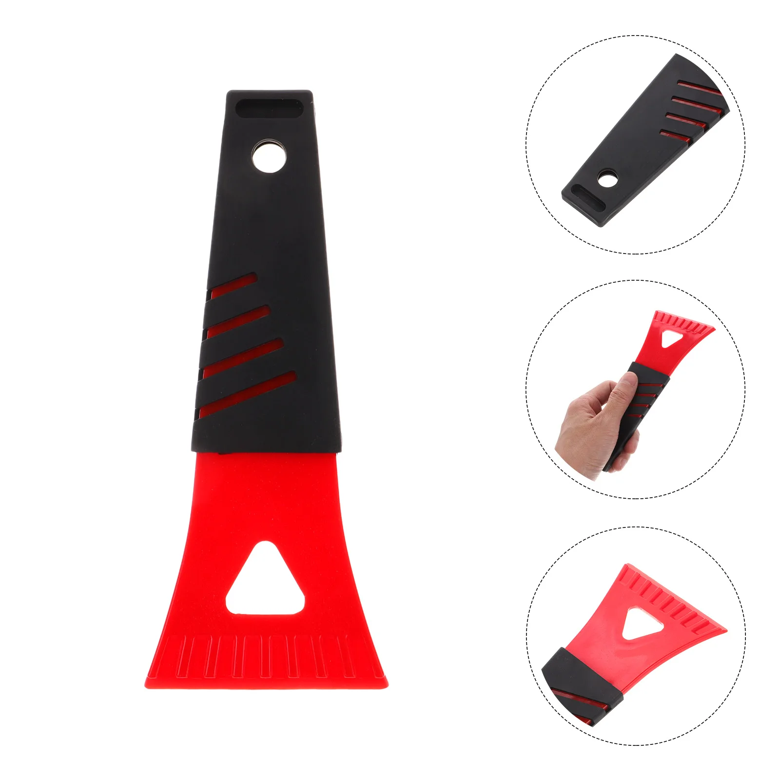 

2pcs Ice For Car Windshield Plastic Snow Removal Tool Automotive Winter Accessories Compact Lightweight Freezer Scraper