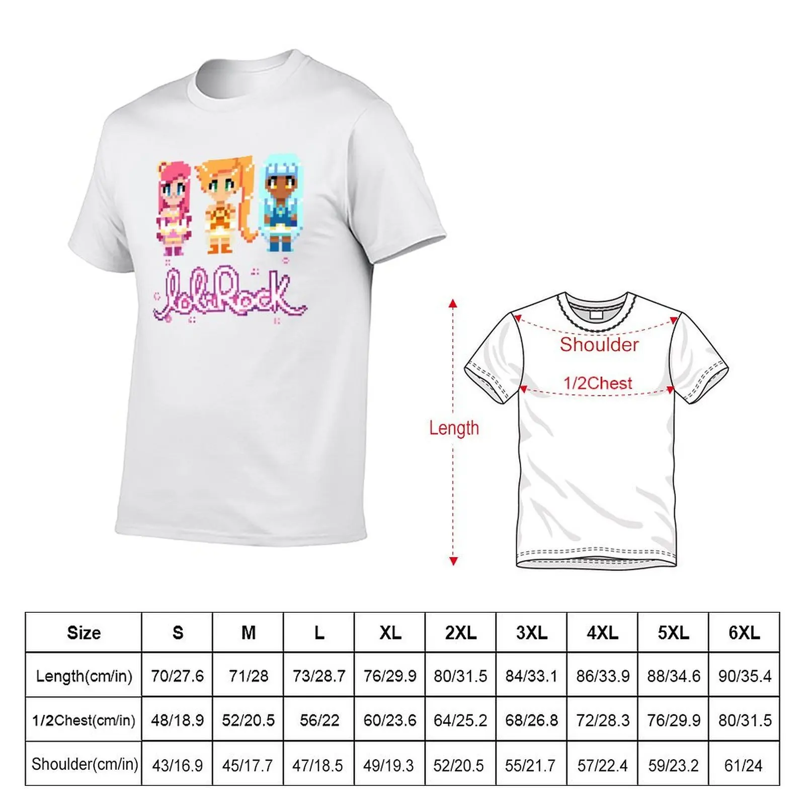 Pixel Lolirock (Transformed) T-Shirt Personalized t-shirt topping men clothing