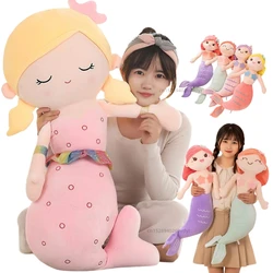 High Quality Cartoon Kawaii Mermaid Plush Toys Soft Animal Plush Pillow Stuffed Toy Princess Dolls Children Girls Birthday Gift