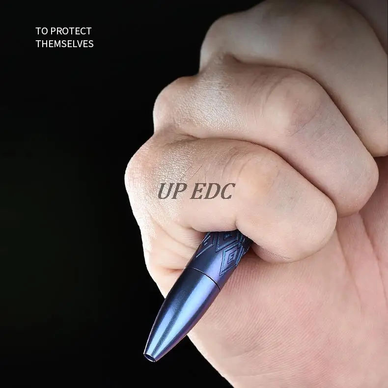 Bolígrafo de firma de aleación de titanio, bolígrafo de Metal EDC G2 de alta gama, tipo prensa para oficina y negocios, recarga para estudiantes