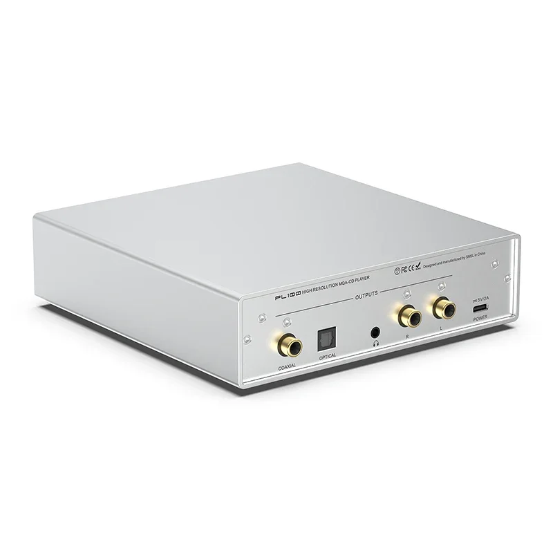 SMSL PL100 pemutar CD CS43131, dekoder koaksial optik 3.5mm output headphone dengan kendali jarak jauh