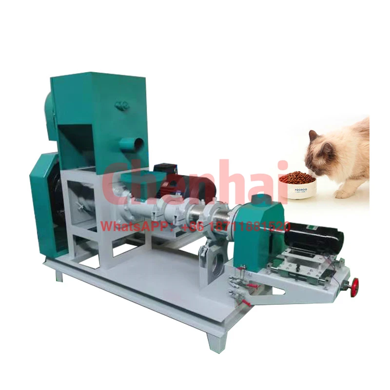 hot sale floating fish feed extruder machine flat die extruder mill animal feed processing machine