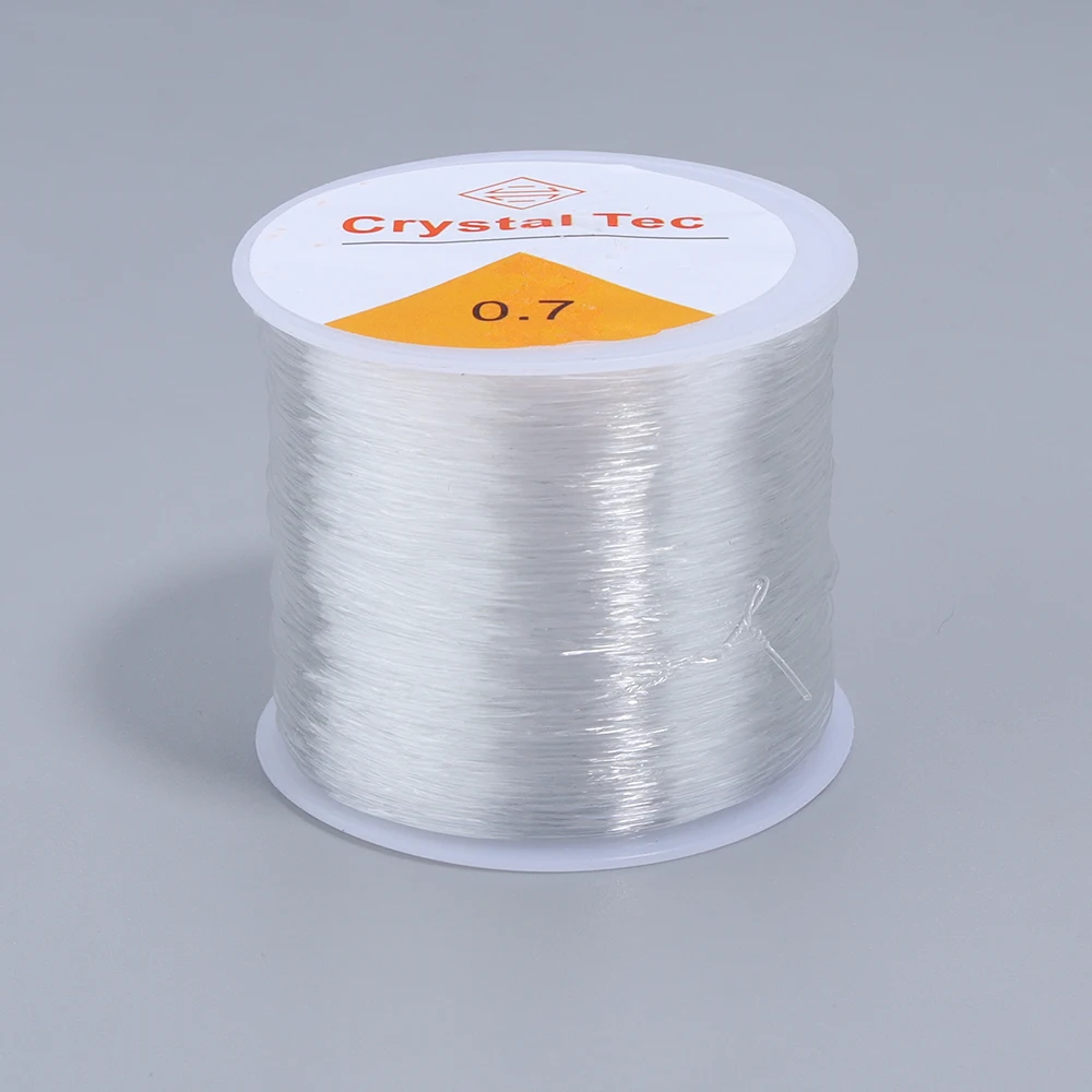 0.4-1mm Elastic Crystal Cord Transparent Beading Thread Stretch String Line For Jewelry Making DIY Necklace Bracelets Material image 6