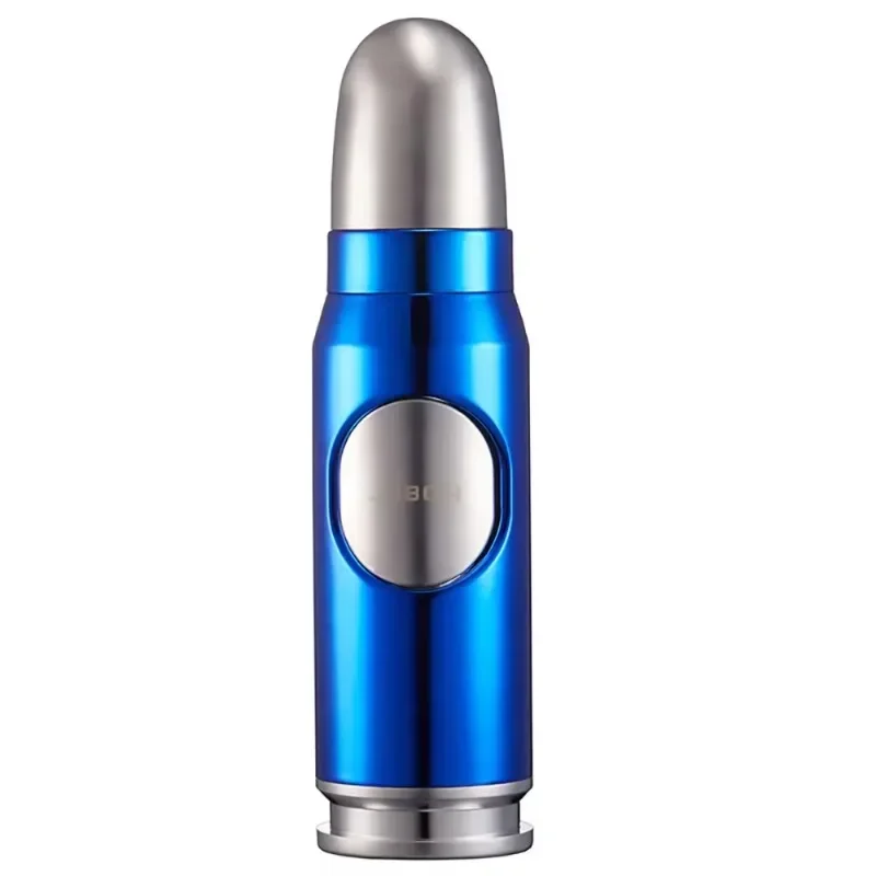 JOBON Metal Bullet-Shaped Windproof Butane Lighter with Jet Flame - Ideal Cigar Smoking Accessory & Men's Gifts BBQ image 3