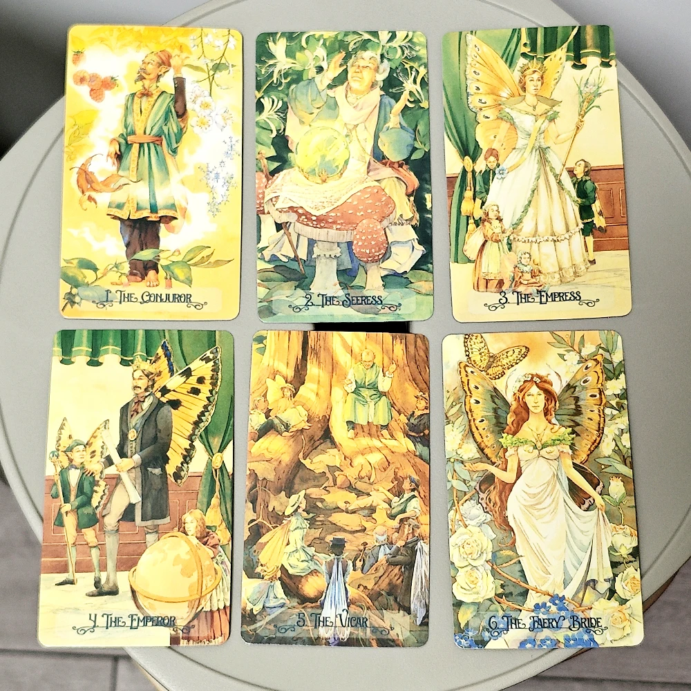 Victorian Faery Tarot, 10.3*6cm Victorian Fairy Society with This Beautifully Illustrated 78-card RWS-based Deck