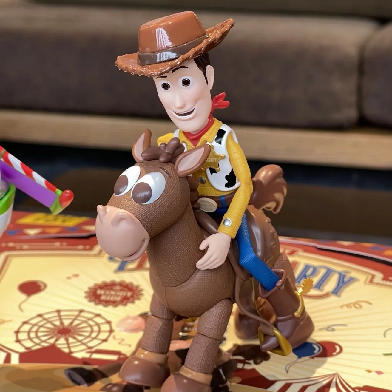 Genuine TOPTOY Toy Story Playful Party 6Pcs Blind Box Collectible Figure Woody Buzz Rex Hamm Slinky Dog Alien Cute Surprise Gift