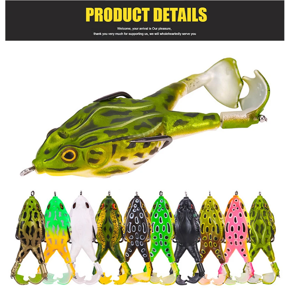 Fish Bait False Bait Bionic Double-legged Frog 9cm 13.5g Fishing Gear Accessories Artificial Bait Road Sub-bait