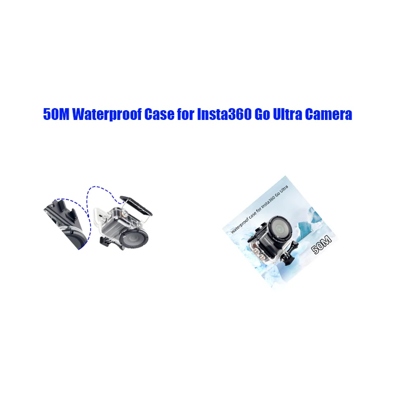 50M Waterproof Case for Insta360 Go Ultra Camera
