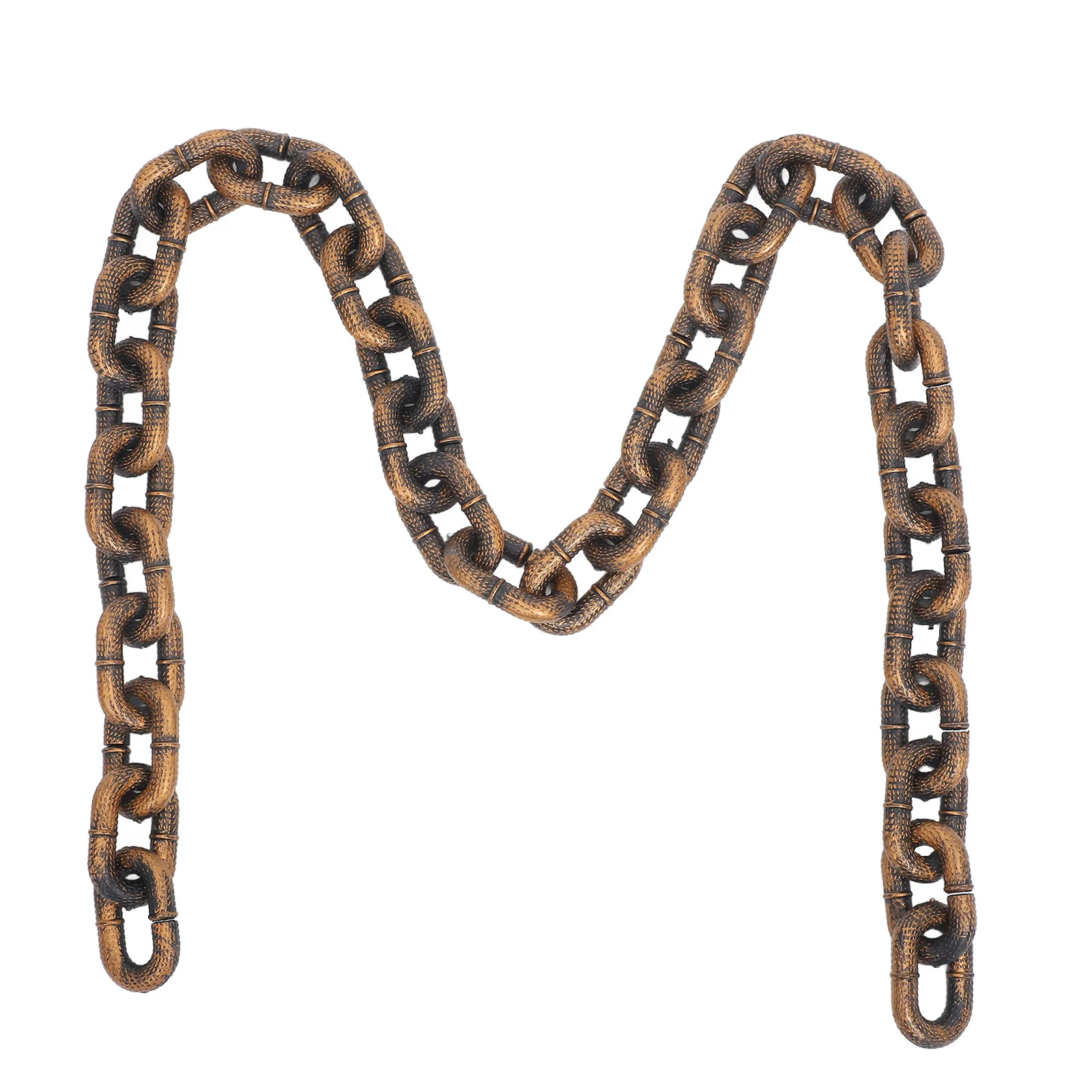 

Fake For Large Realistic Pvc Decorative Pirate Halloween Decorations Chain Halloween Prop Funny Pet Accessory Chunky Costume