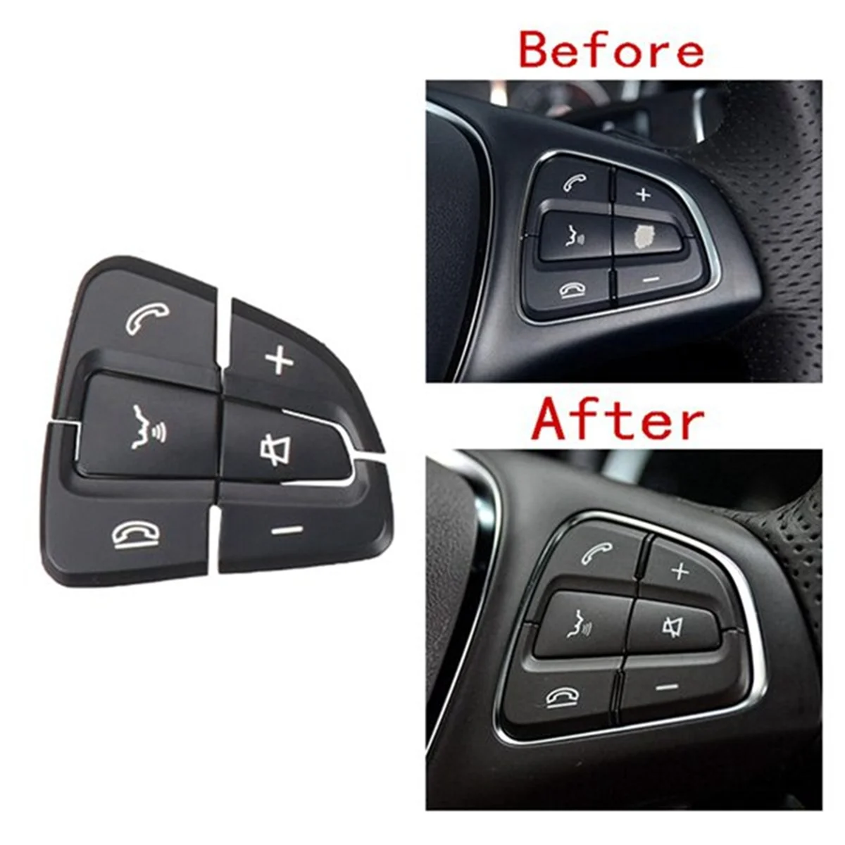 Car Steering Wheel Right Multifunction Switch Buttons 0999050600 0999050700 for Mercedes Benz GLA GLS GLE W246 W166