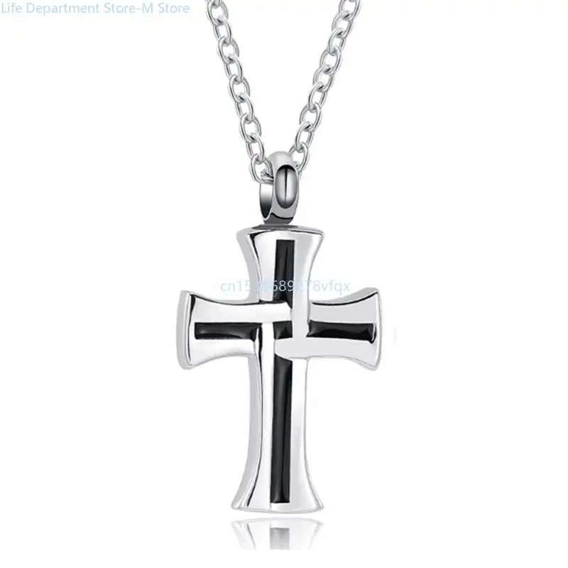 

Crossed Locket Pet Ashes Holders Necklace for Cats Dog Ashes Memorial Jewelry Human Pet Cremation Urn Necklace Keepsakes