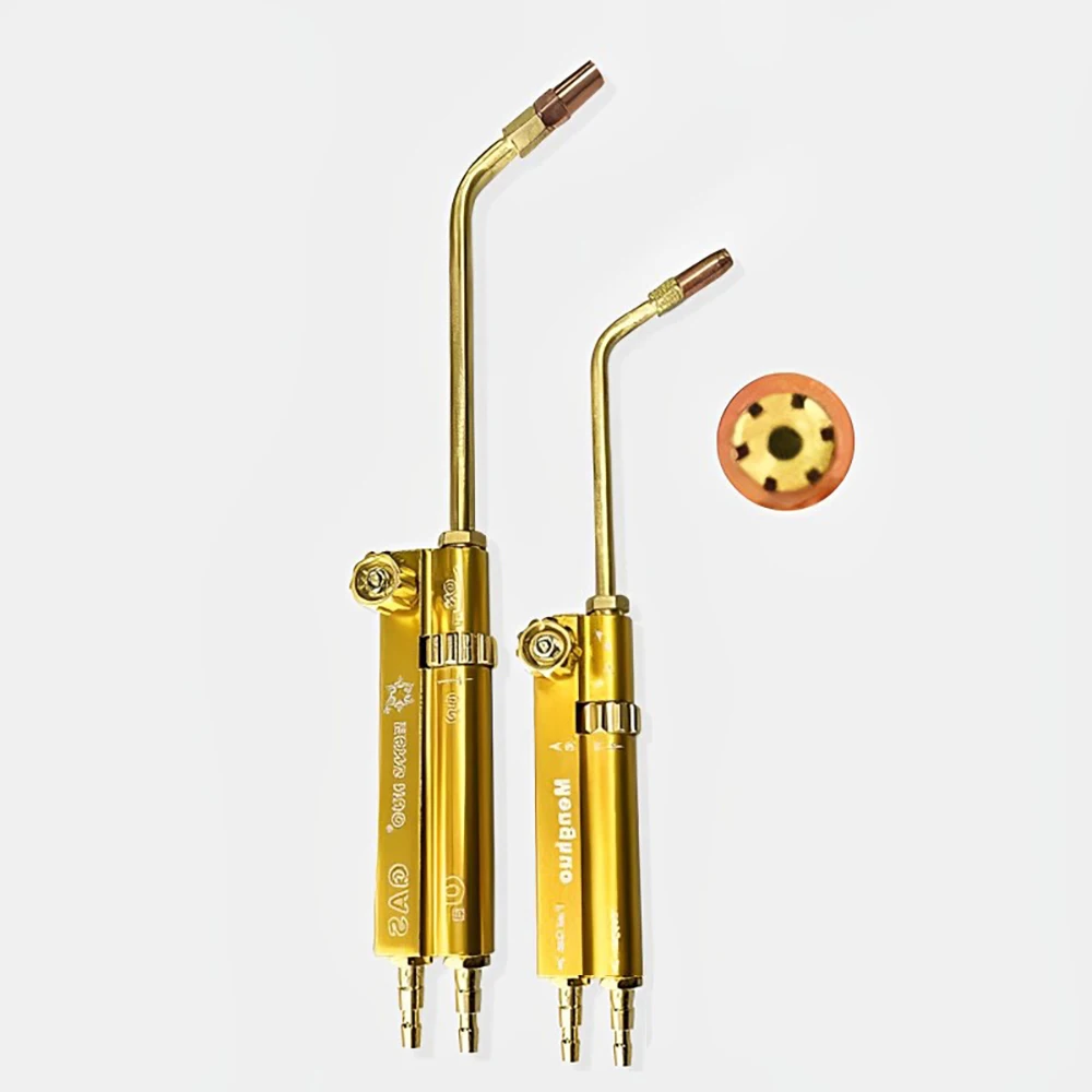 Jet-Suction Welding Torch High Quality Aluminum Alloy Flamethrower Air Conditioning Repair Welding Copper Welding Gun 1500℃