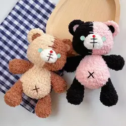 Handmade Crochet for knitting Patchwork Bear Hook Needles Knitted amigurumi Plush Little Bear Materials Pack For Children Gifts