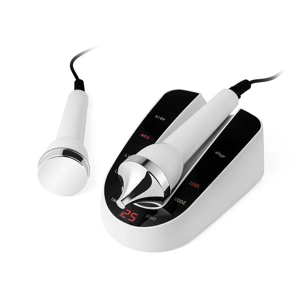 

Multi-functional 2 in 1 Ultrasoni Beauty Instrument High Frequency Ultrasound Facial Eye Deeply Massager Skin Light & Tighten