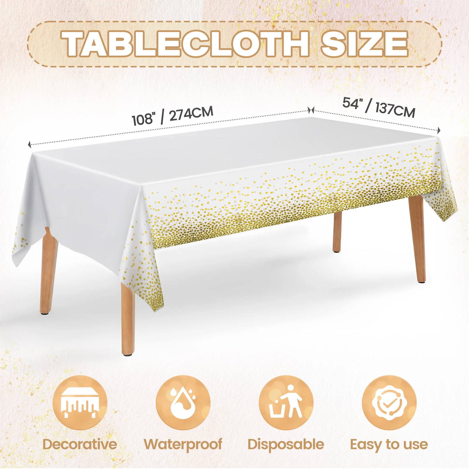 White Plastic Table… - image