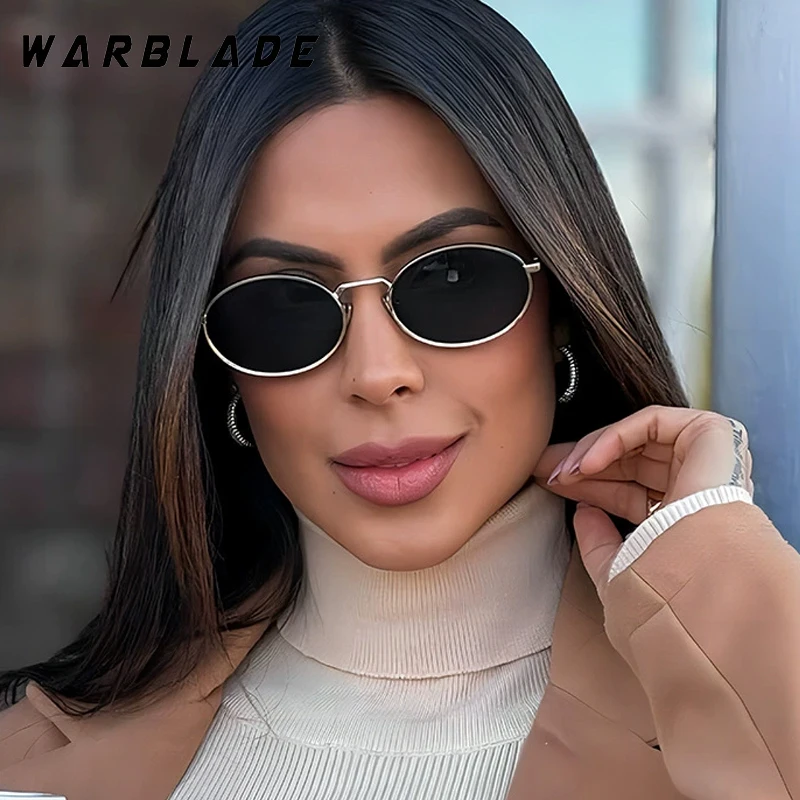 

2025 Luxury Sunglasses For Men Women Vintage Punk Leisure Oval Metal Sun Glasses Fashion Trendy Outdoors Travel Sunglasses UV400