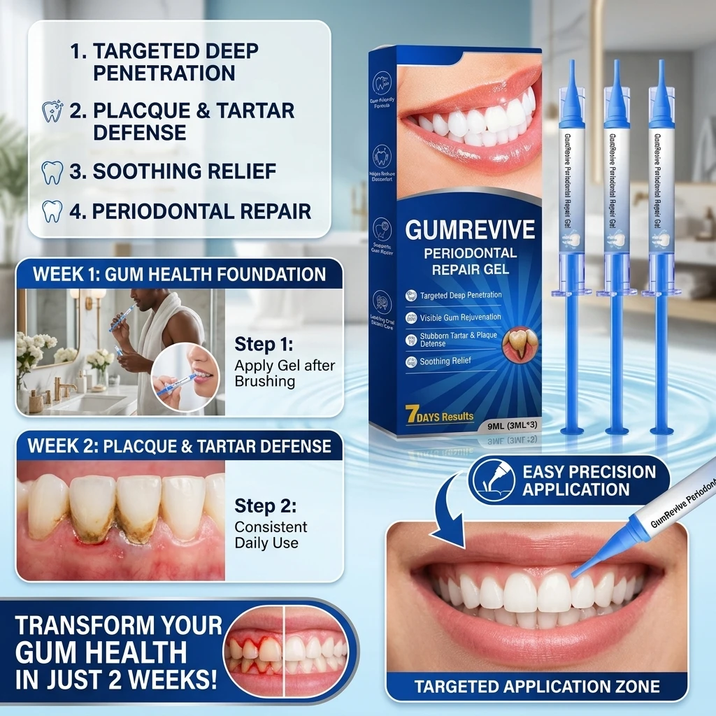 Gum Revive Professional Periodontal Repair Gel Fresh Mint Flavor Natural Plant Extracts Gentle Oral Care Brand Teeth Repair Gel