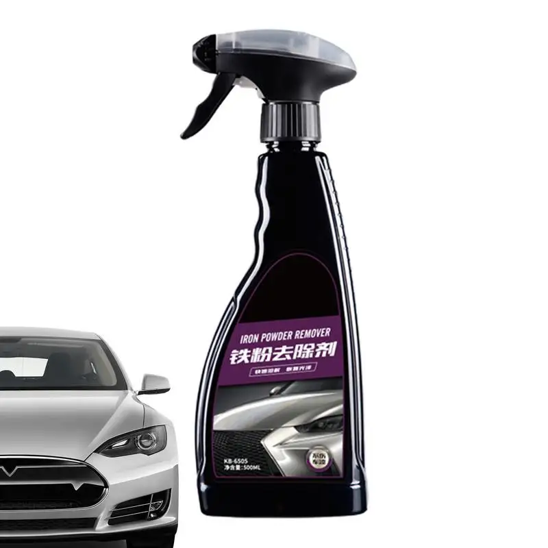 

Car Rust Remover Multifunctional Car Iron Remover Metal Rust Remover 500ml Multipurpose Iron Powder Remover Spray For Car Wheels