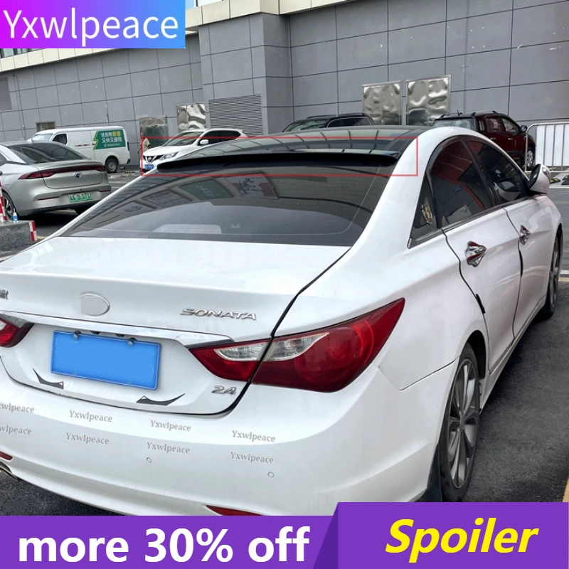 

For Hyundai Sonata 8 2011 2012 2013 2014 ABS Plastic Primer Color Rear Rear Window Roof Spoiler Body Kit Accessories