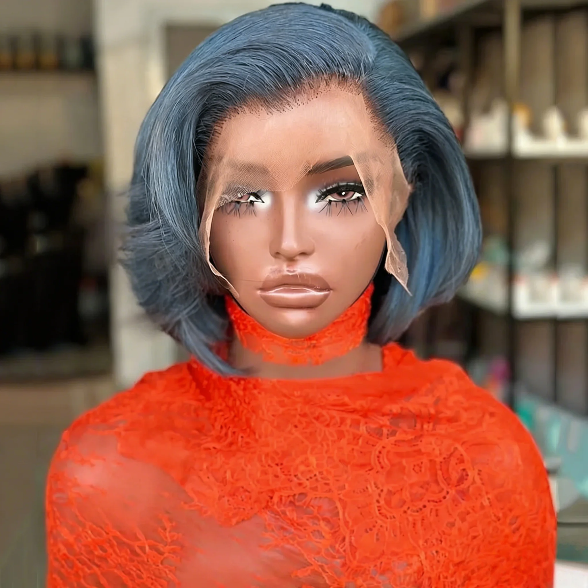 

Прямой парик боб с плотностью 300%, 13x4, кружевные передние бразильские парики из натуральных волос для женщин, предварительно сорванные