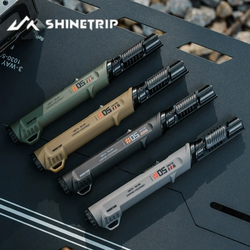 

Outdoor Foldable Nozzle Windproof Lighter Spray Blue Flame Safety Lock Switch Camping Barbecue Essential Ignition Lighter