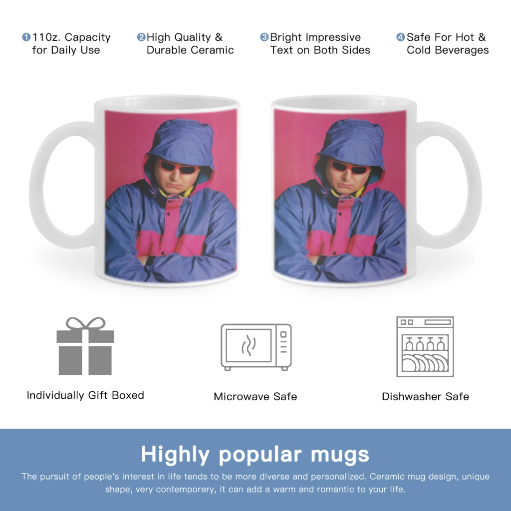 Singer Oliver Tree Nickell Funny Free shipping Mug 11oz Ceramic Coffee Mug Friends Birthday Gift Mug