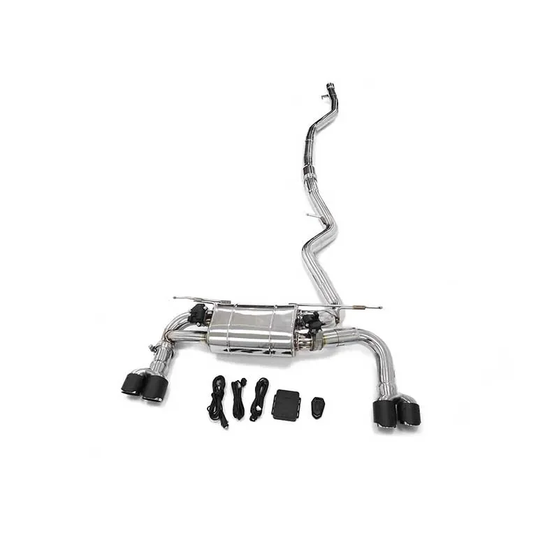 Stainless Steel Exhaust Catback For BMW 320i 420i f30 f36 With Muffler Valves Auto Tuning Exhausted Pipes System Parts