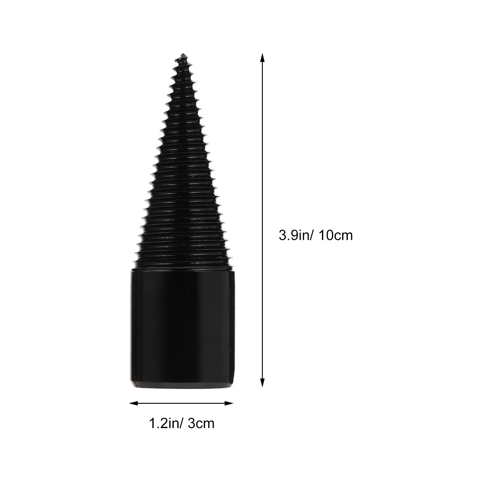 1 set di punte per spaccalegna per legna da ardere con 3 maniglie di ricambio per trapano elettrico strumento per spaccare il legno attrezzatura da giardino driver a cono