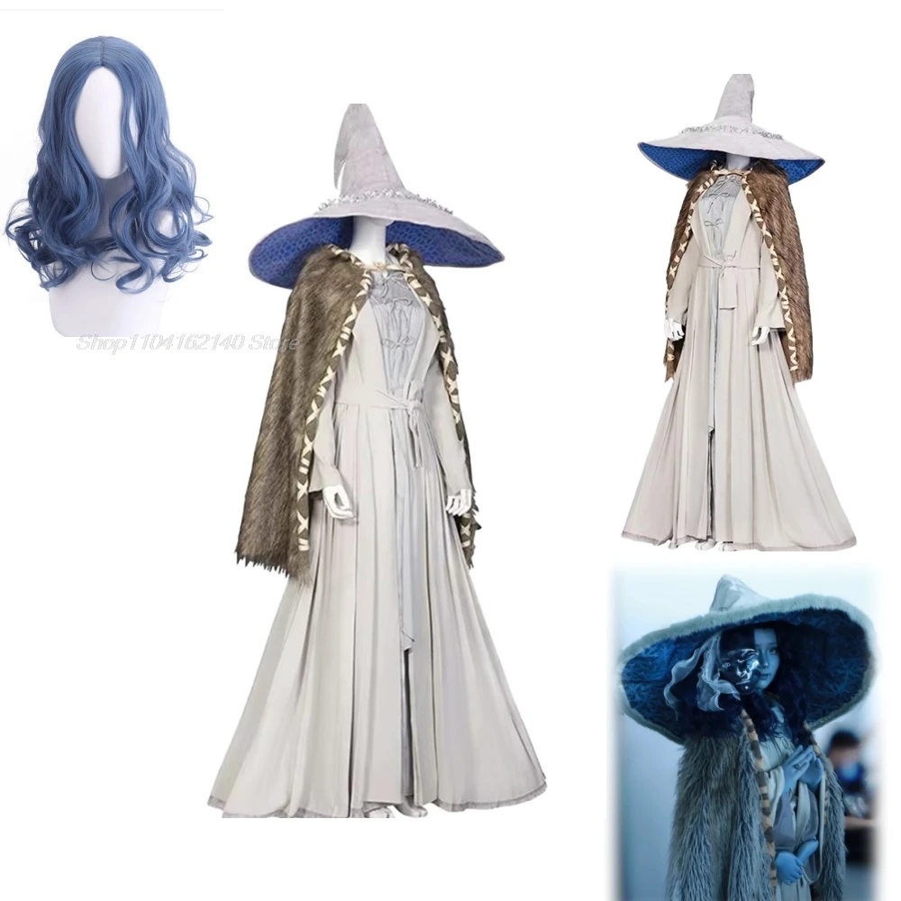 เกม Ranni คอสเพลย์เครื่องแต่งกายชุดหมวกวิกผมชุด Halloween Carnival Cosplay Ranni เสื้อผ้า