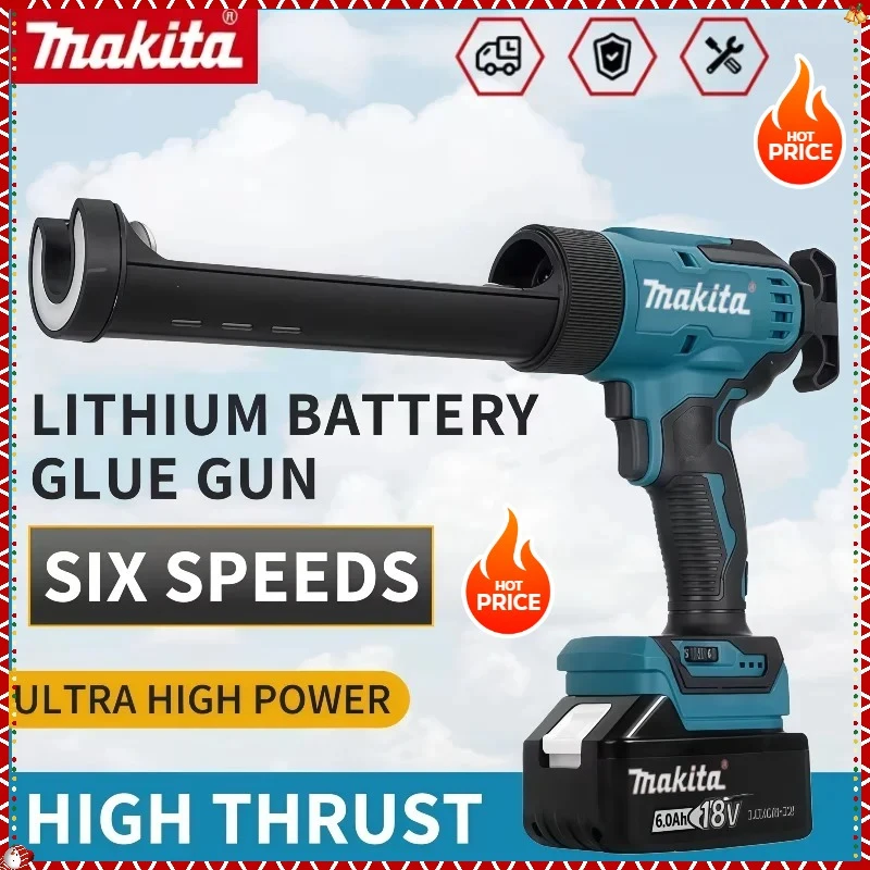 

Makita Electric Glass Glue Cement Glass Adhesive Wireless Glass Doors Windows Filling Gun Glue Seal Sealant Tool Sewing Gun 18V